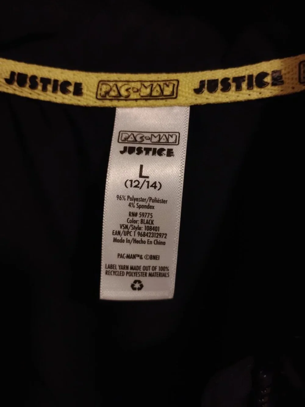 Justice Girls X PAC-MAN Collab Romper Size L (12/14)